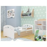 Postelja s predalom Happy Design Zvezdice